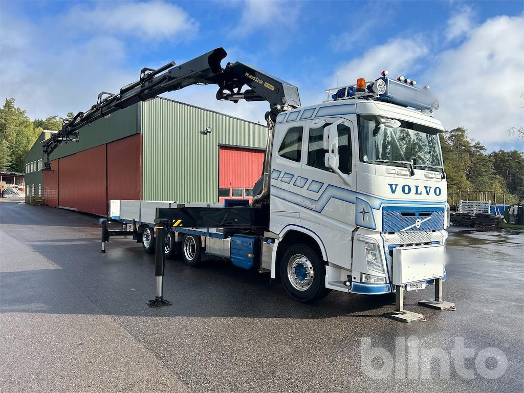 VOLVO FH 8*4 Palfinger PK - Platós teherautó, Darus autó: 2 kép. VOLVO FH 8*4 Palfinger PK - Platós teherautó, Darus autó: 2 kép.