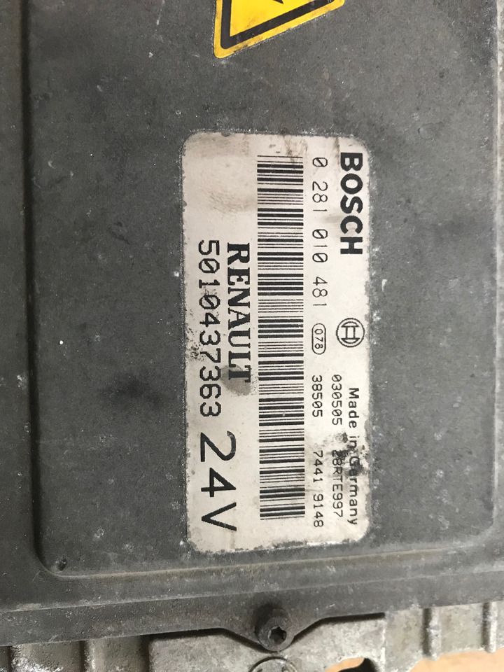 CENTRALINA MOTORE EDC - RIF. RENAULT 5010437363 - RIF. BOSCH 0281010481 - ECU: 2 kép. CENTRALINA MOTORE EDC - RIF. RENAULT 5010437363 - RIF. BOSCH 0281010481 - ECU: 2 kép.
