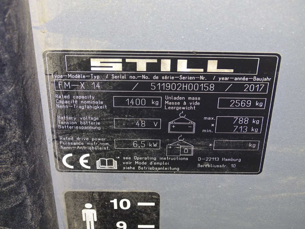Still FM-X14 - Tolóoszlopos targoncá: 5 kép. Still FM-X14 - Tolóoszlopos targoncá: 5 kép.