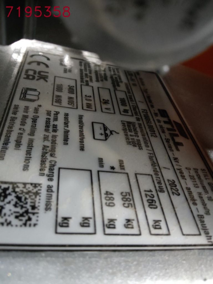 Still LTX-FF10 - Elektromos vontató: 5 kép. Still LTX-FF10 - Elektromos vontató: 5 kép.