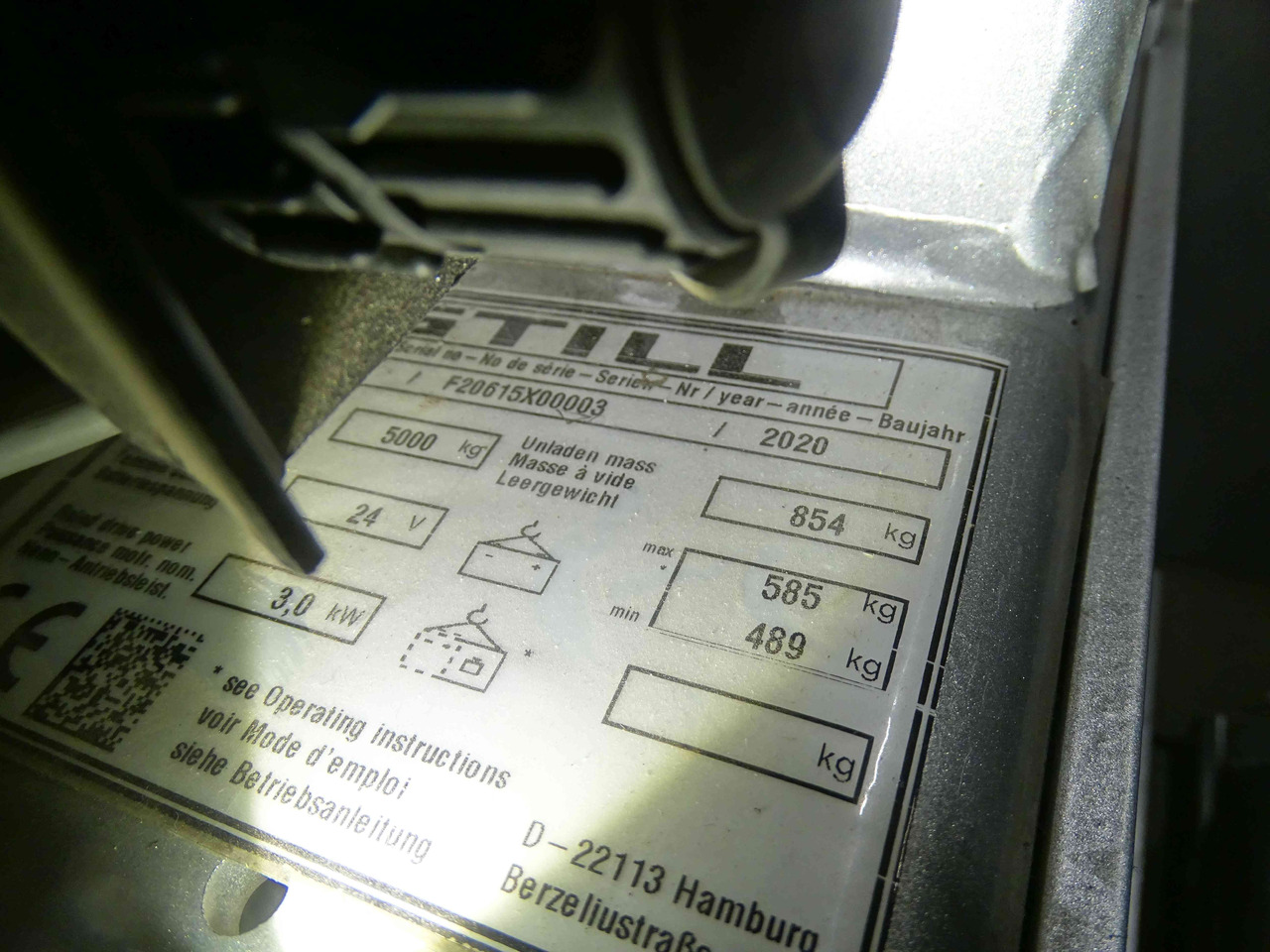 Still LTX50/LIION - Elektromos vontató: 5 kép. Still LTX50/LIION - Elektromos vontató: 5 kép.