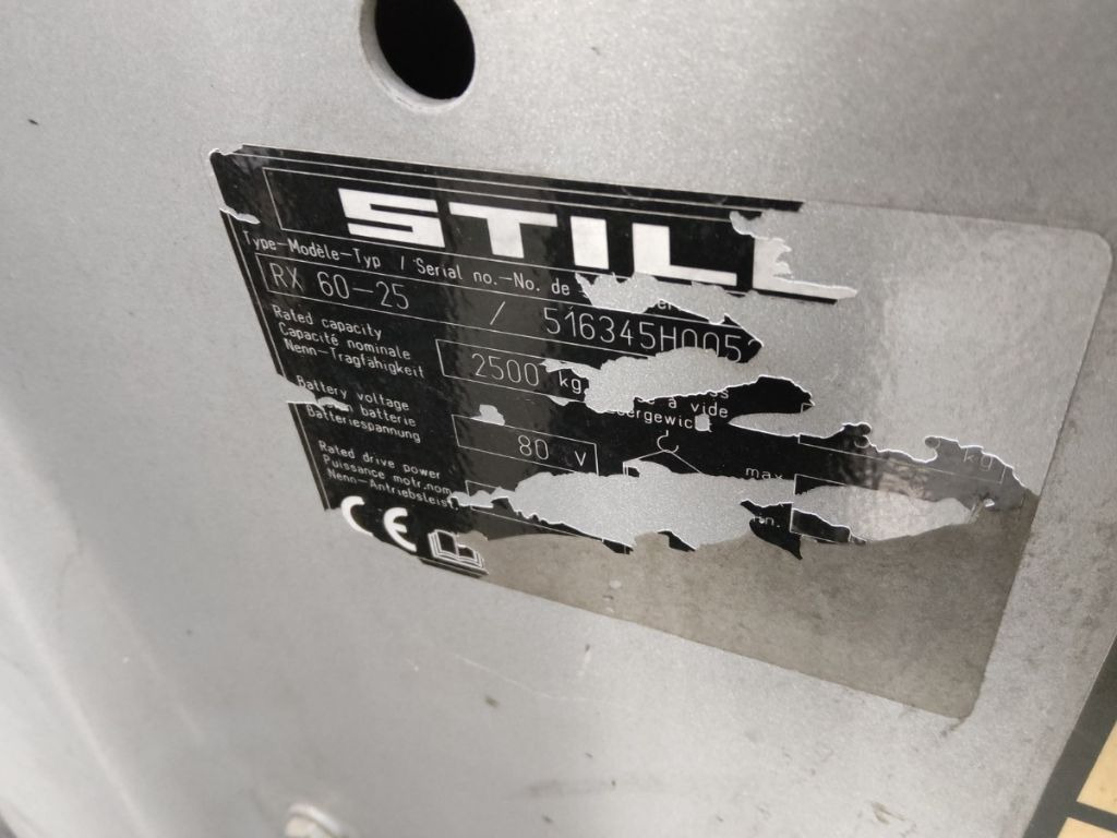 Still RX60-25 - Elektromos targonca: 5 kép. Still RX60-25 - Elektromos targonca: 5 kép.