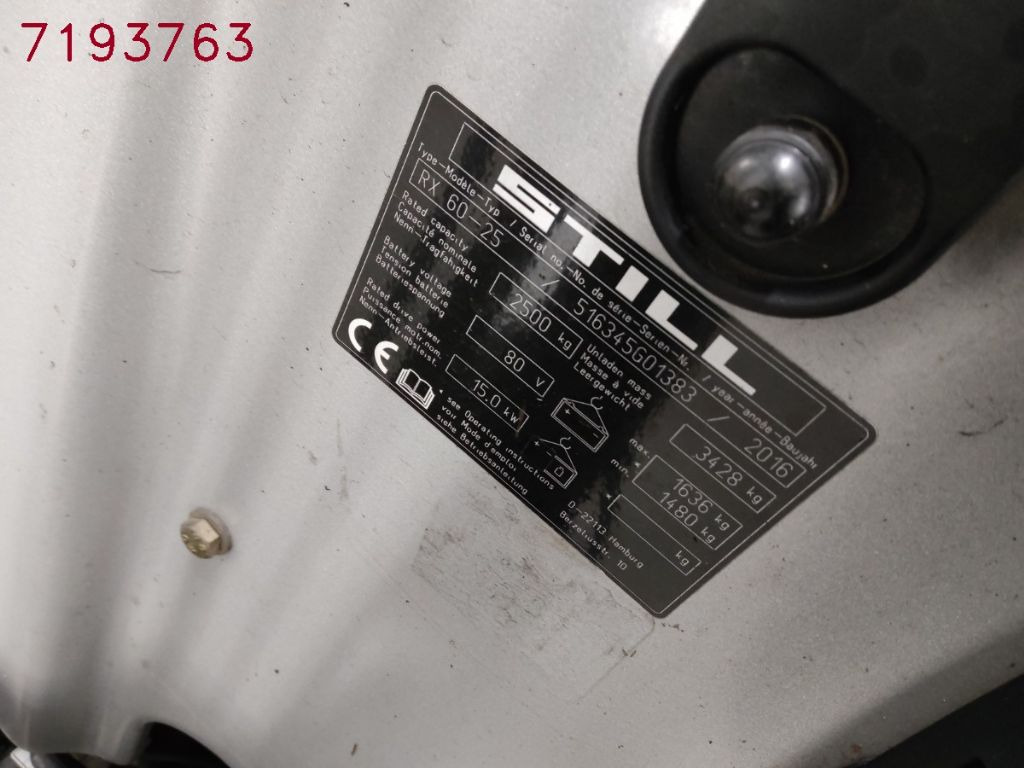 Still RX60-25 - Elektromos targonca: 5 kép. Still RX60-25 - Elektromos targonca: 5 kép.