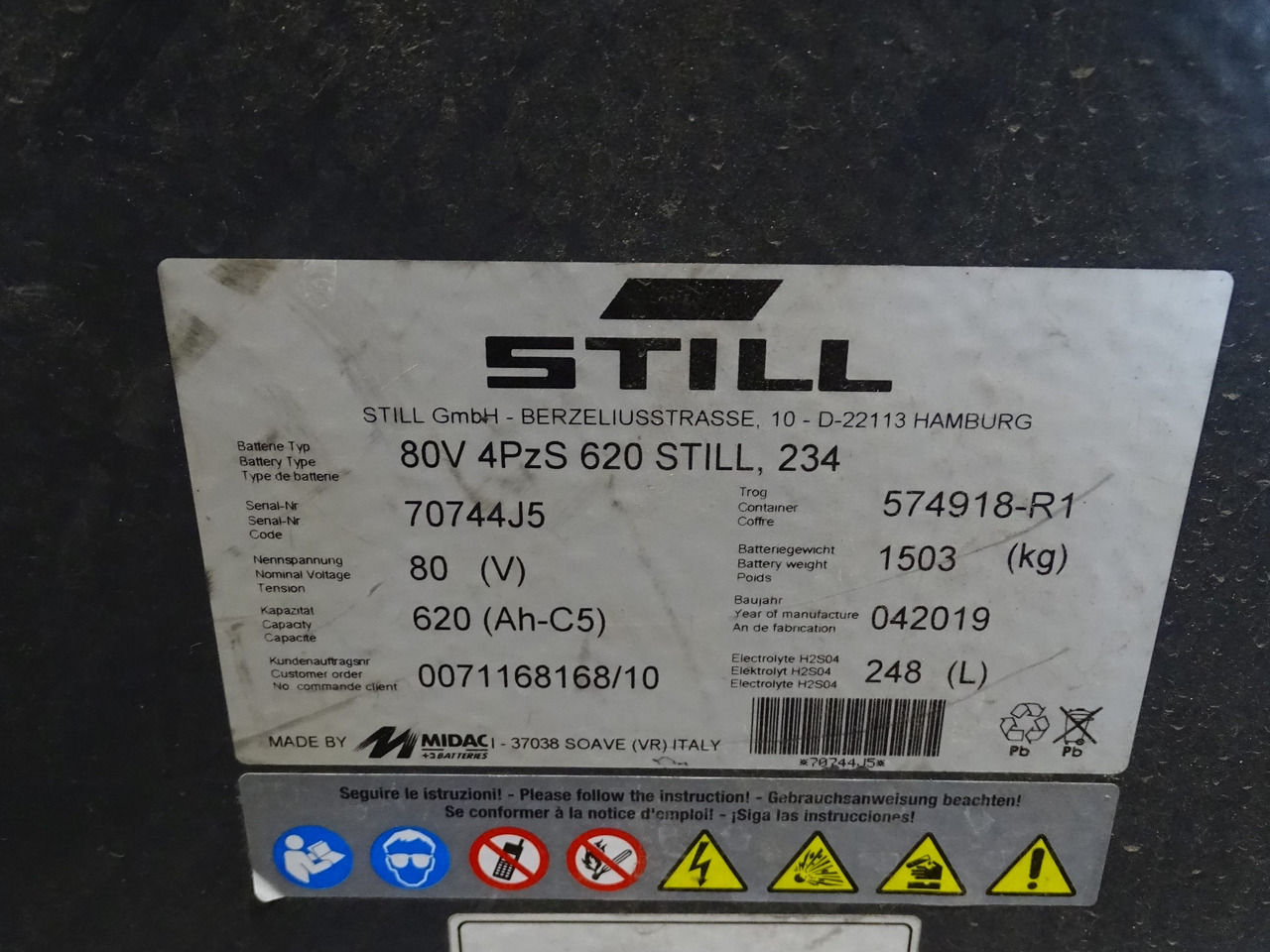 Elektromos targonca Still RX60-30: 7 kép.