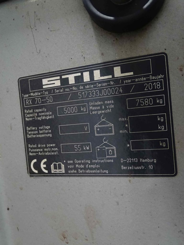 Still RX70-50 - Dízel targonca: 5 kép. Still RX70-50 - Dízel targonca: 5 kép.