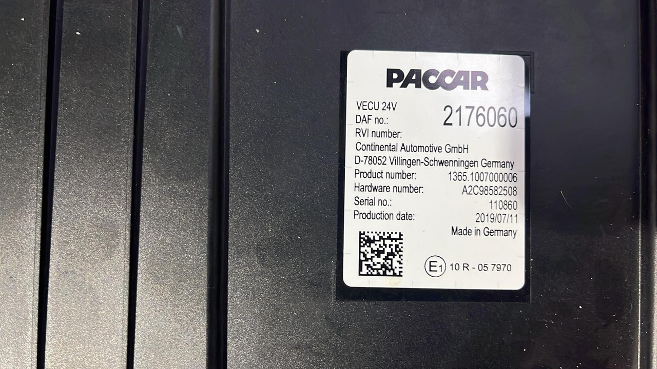 DAF XF CF VECU Control Unit Module 2176060 - ECU: 4 kép. DAF XF CF VECU Control Unit Module 2176060 - ECU: 4 kép.