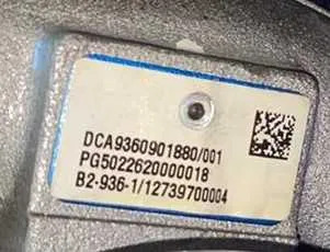 Mercedes Benz Atego OM936 Euro 6 A9360901880 - Turbó: 2 kép. Mercedes Benz Atego OM936 Euro 6 A9360901880 - Turbó: 2 kép.