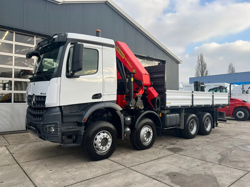 Mercedes-Benz Arocs 4140 K 8x4 Crane Truck - Darus autó: 1 kép. Mercedes-Benz Arocs 4140 K 8x4 Crane Truck - Darus autó: 1 kép.