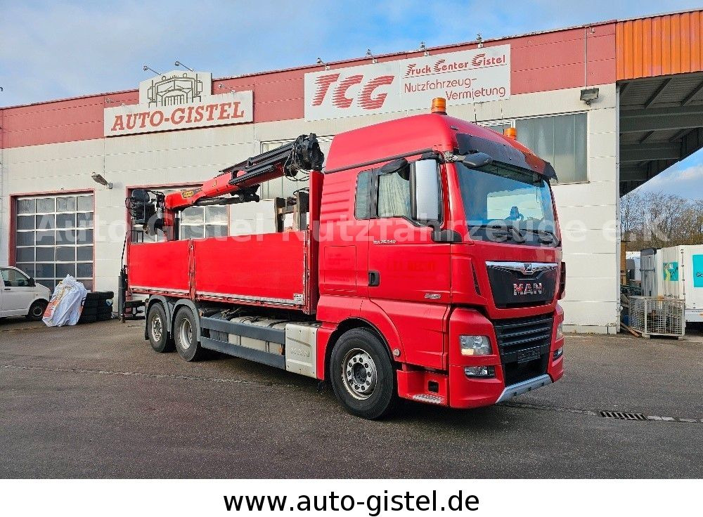 MAN MAN TGX 26.540 6x2LL Palfinger 20.501 L *Motor Neu - Platós teherautó, Darus autó: 1 kép. MAN MAN TGX 26.540 6x2LL Palfinger 20.501 L *Motor Neu - Platós teherautó, Darus autó: 1 kép.