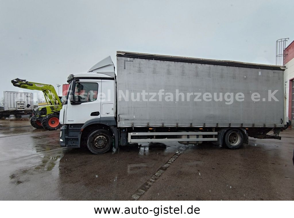Mercedes-Benz Antos 1833 4x2 BL*Dautel DL1500s Hebebühne - Ponyvás teherautó: 2 kép. Mercedes-Benz Antos 1833 4x2 BL*Dautel DL1500s Hebebühne - Ponyvás teherautó: 2 kép.