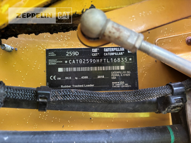 Cat 259D - Mini homlokrakodó: 5 kép. Cat 259D - Mini homlokrakodó: 5 kép.