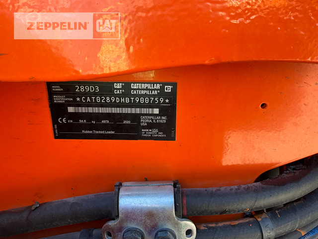 Cat 289D - Mini homlokrakodó: 5 kép. Cat 289D - Mini homlokrakodó: 5 kép.