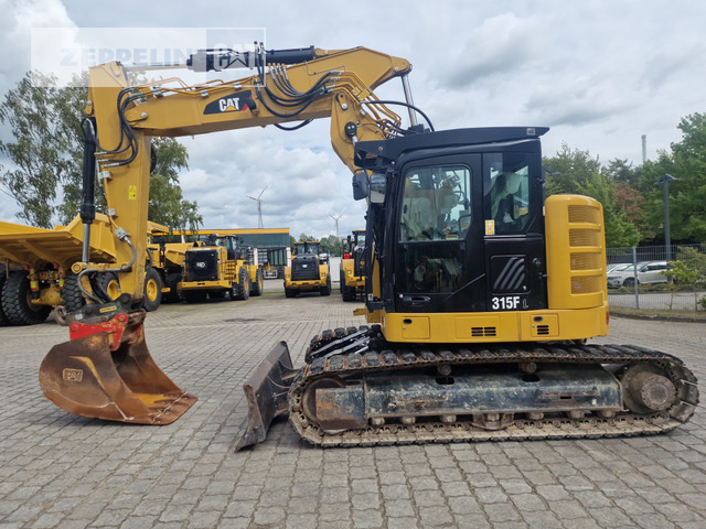 Cat 315FL - Lánctalpas kotró: 3 kép. Cat 315FL - Lánctalpas kotró: 3 kép.