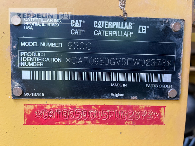 Cat 950G - Gumikerekes homlokrakodó: 2 kép. Cat 950G - Gumikerekes homlokrakodó: 2 kép.