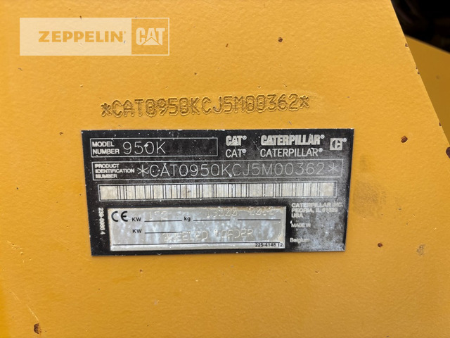 Cat 950K - Gumikerekes homlokrakodó: 2 kép. Cat 950K - Gumikerekes homlokrakodó: 2 kép.