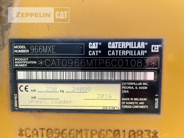 Gumikerekes homlokrakodó Cat 966MXE: 28 kép.