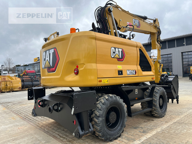 Cat M314-07A - Gumikerekes kotró: 4 kép. Cat M314-07A - Gumikerekes kotró: 4 kép.