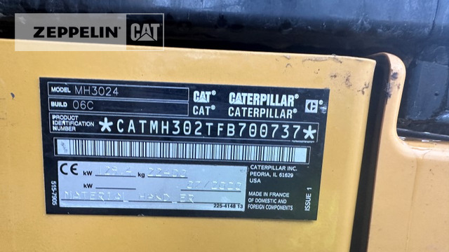 Cat MH3024-06C - Hulladék kotró: 5 kép. Cat MH3024-06C - Hulladék kotró: 5 kép.