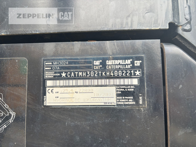 Cat MH3024-07A - Hulladék kotró: 2 kép. Cat MH3024-07A - Hulladék kotró: 2 kép.