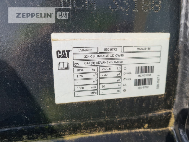 Cat TL1500 CW40 - Kotró kanál - Építőipari gépek: 4 kép. Cat TL1500 CW40 - Kotró kanál - Építőipari gépek: 4 kép.