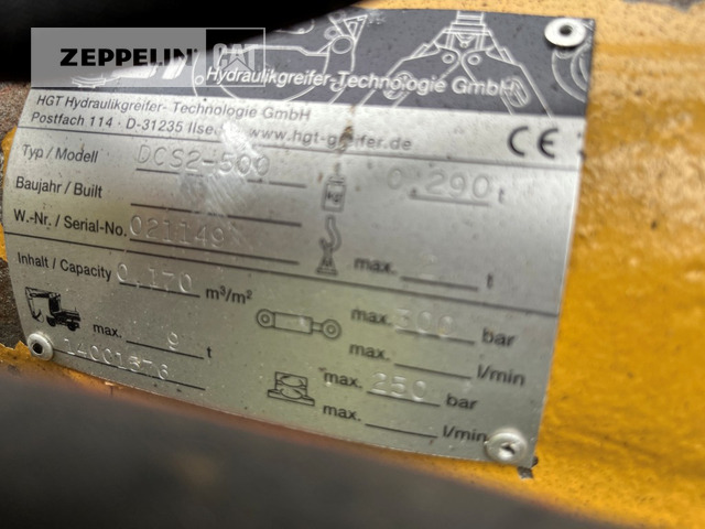 Hydraulik-Greifer-Technologie Greifer ZZ2-400 - Csipegető kanál: 4 kép. Hydraulik-Greifer-Technologie Greifer ZZ2-400 - Csipegető kanál: 4 kép.