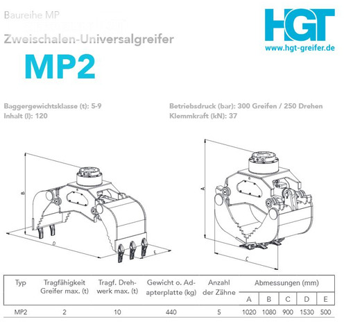 Hydraulik-Greifer-Technologie Z-U2 - Polip kanál - Építőipari gépek: 2 kép. Hydraulik-Greifer-Technologie Z-U2 - Polip kanál - Építőipari gépek: 2 kép.