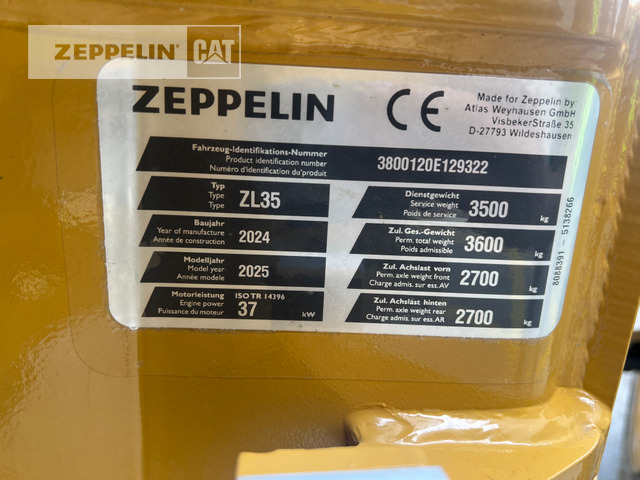Gumikerekes homlokrakodó Zeppelin ZL35: 20 kép.