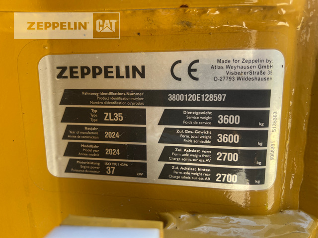 Gumikerekes homlokrakodó Zeppelin ZL35: 17 kép. Gumikerekes homlokrakodó Zeppelin ZL35: 17 kép.