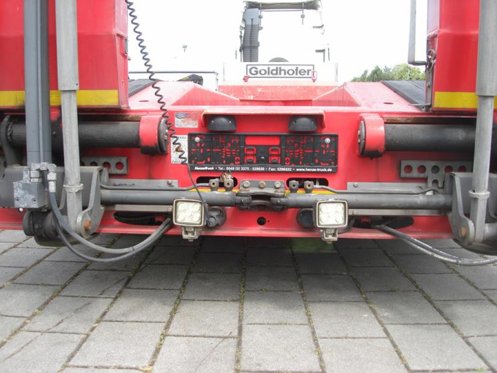 Félpótkocsi mélybölcsős a következők szállításához nehézgépek GOLDHOFER GOLDHOFER Satteltieflader Tiefladerauflieger STN-L 3 (245) RM: 13 kép.