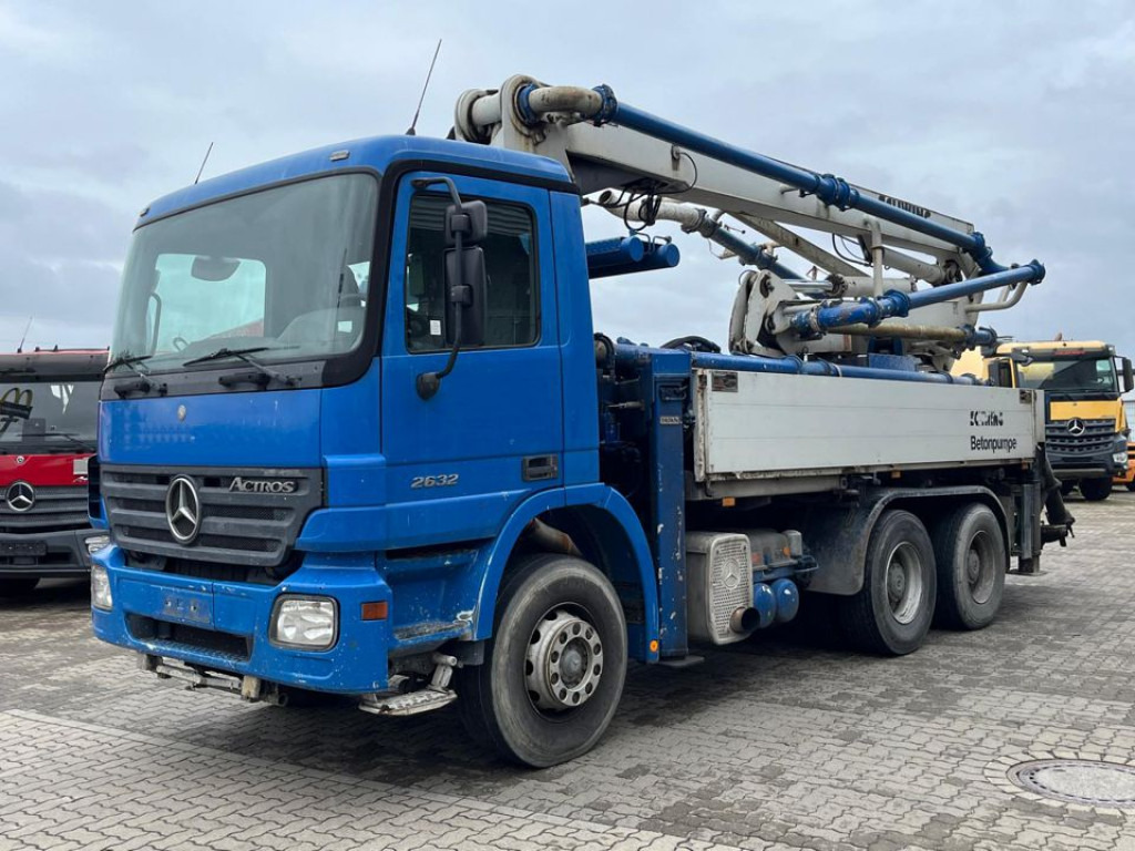 MERCEDES-BENZ Actros 2632 6x4 Betonpumpe Schwing 24m - Betonpumpa: 1 kép. MERCEDES-BENZ Actros 2632 6x4 Betonpumpe Schwing 24m - Betonpumpa: 1 kép.