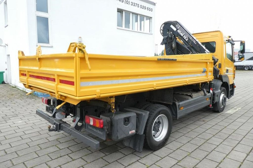 Mercedes-Benz Atego 1224 K 2-Achs Kipper Kran 2x Hdr Ausschub - Billenőplatós teherautó, Darus autó: 5 kép. Mercedes-Benz Atego 1224 K 2-Achs Kipper Kran 2x Hdr Ausschub - Billenőplatós teherautó, Darus autó: 5 kép.