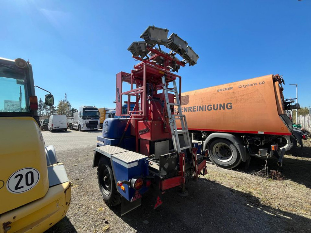 Polyma Geräteanhänger PL 16-9 Spezialanhänger Lichtmast - Platós pótkocsi: 5 kép. Polyma Geräteanhänger PL 16-9 Spezialanhänger Lichtmast - Platós pótkocsi: 5 kép.