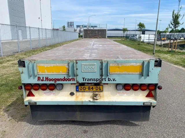 Floor robuuste vlakke oplegger ,uitschuifbaar, ,stuurassen, 20 mtr met stalen bodem/frame. kranenprofiel. - Platós félpótkocsi: 5 kép. Floor robuuste vlakke oplegger ,uitschuifbaar, ,stuurassen, 20 mtr met stalen bodem/frame. kranenprofiel. - Platós félpótkocsi: 5 kép.