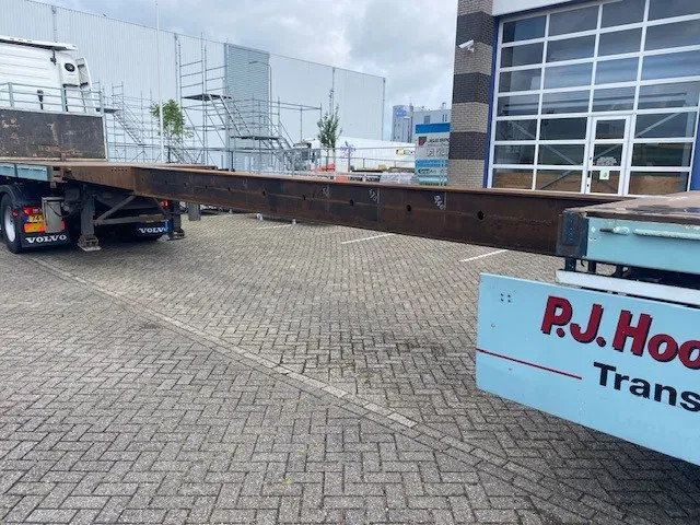 Floor robuuste vlakke oplegger ,uitschuifbaar, ,stuurassen, 20 mtr met stalen bodem/frame. kranenprofiel. - Platós félpótkocsi: 2 kép. Floor robuuste vlakke oplegger ,uitschuifbaar, ,stuurassen, 20 mtr met stalen bodem/frame. kranenprofiel. - Platós félpótkocsi: 2 kép.
