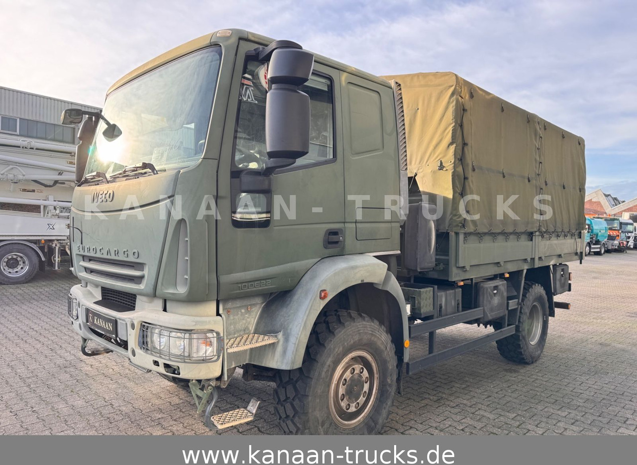 Iveco ML100E22WM-BW 4x4 Camper Exped - Ponyvás teherautó: 2 kép. Iveco ML100E22WM-BW 4x4 Camper Exped - Ponyvás teherautó: 2 kép.