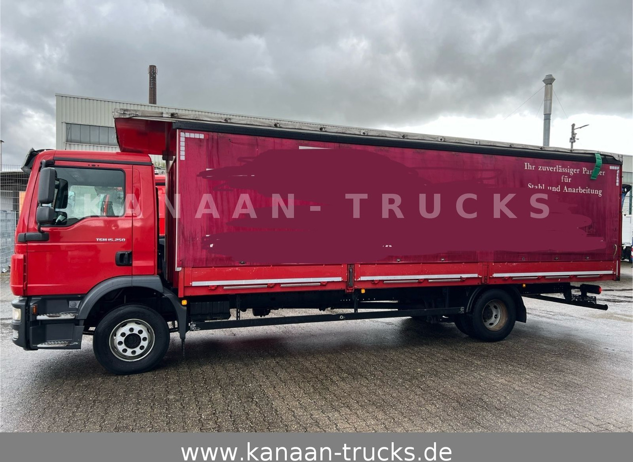 MAN TGM 15.250 Spezial Aufbau Langmaterial 7,5m - Ponyvás teherautó: 4 kép. MAN TGM 15.250 Spezial Aufbau Langmaterial 7,5m - Ponyvás teherautó: 4 kép.