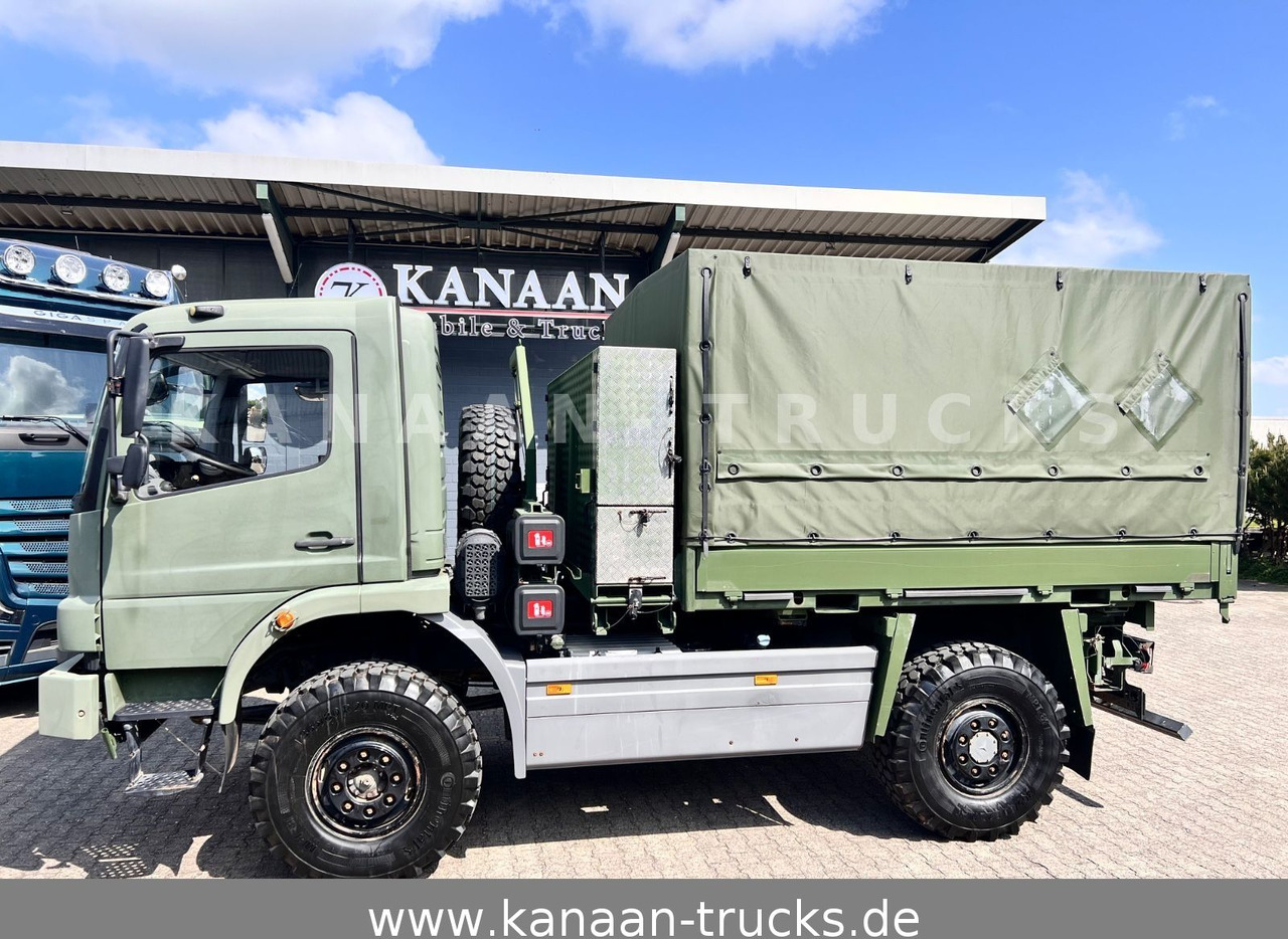 Mercedes-Benz 1018 Atego 4x4 Allrad Miltär Camper Expedition - Cserefelépítményes teherautó: 4 kép. Mercedes-Benz 1018 Atego 4x4 Allrad Miltär Camper Expedition - Cserefelépítményes teherautó: 4 kép.