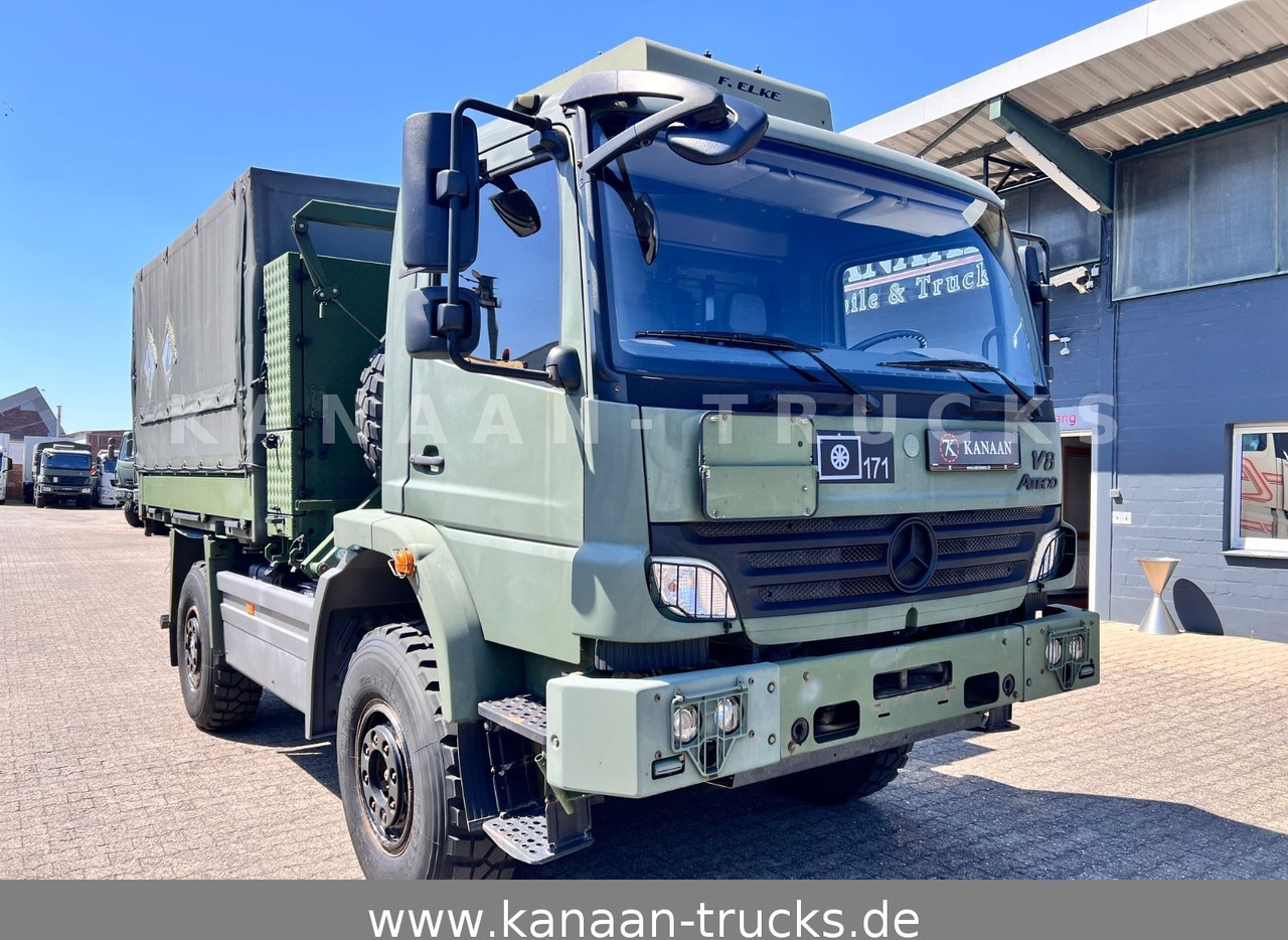 Mercedes-Benz 1018 Atego 4x4 Allrad Miltär Camper Expedition - Cserefelépítményes teherautó: 1 kép. Mercedes-Benz 1018 Atego 4x4 Allrad Miltär Camper Expedition - Cserefelépítményes teherautó: 1 kép.