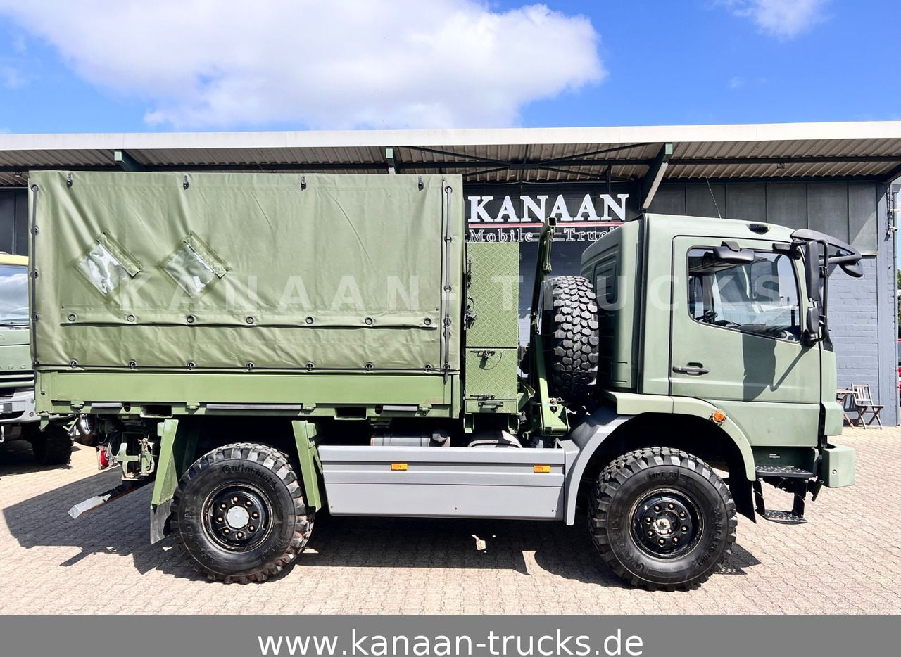 Mercedes-Benz 1018 Atego 4x4 Allrad Miltär Camper Expedition - Cserefelépítményes teherautó: 3 kép. Mercedes-Benz 1018 Atego 4x4 Allrad Miltär Camper Expedition - Cserefelépítményes teherautó: 3 kép.