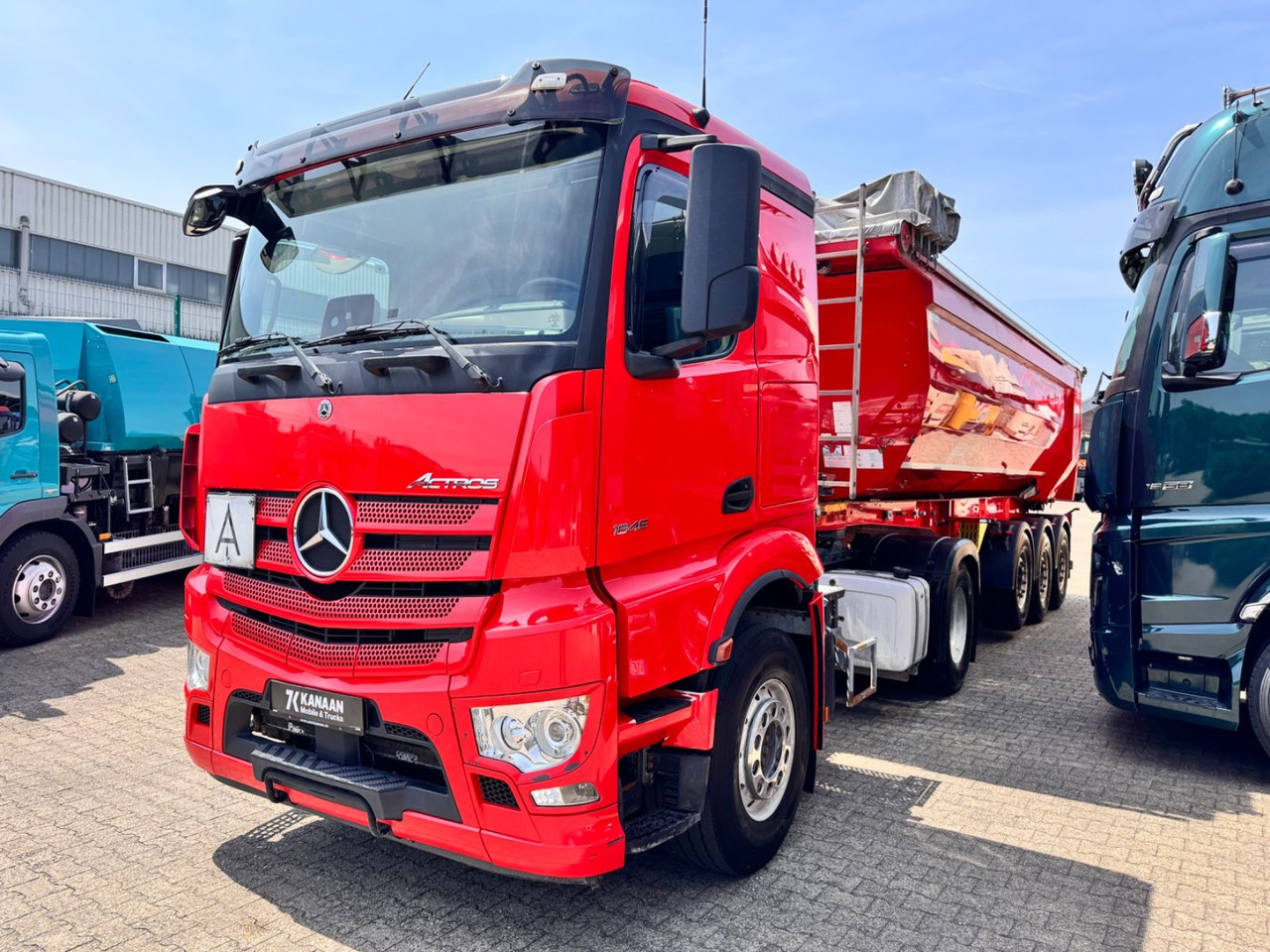 Mercedes-Benz 1846 Actros LS Kipphydraulik Alcoa TÜV NEU - Nyergesvontató: 2 kép. Mercedes-Benz 1846 Actros LS Kipphydraulik Alcoa TÜV NEU - Nyergesvontató: 2 kép.