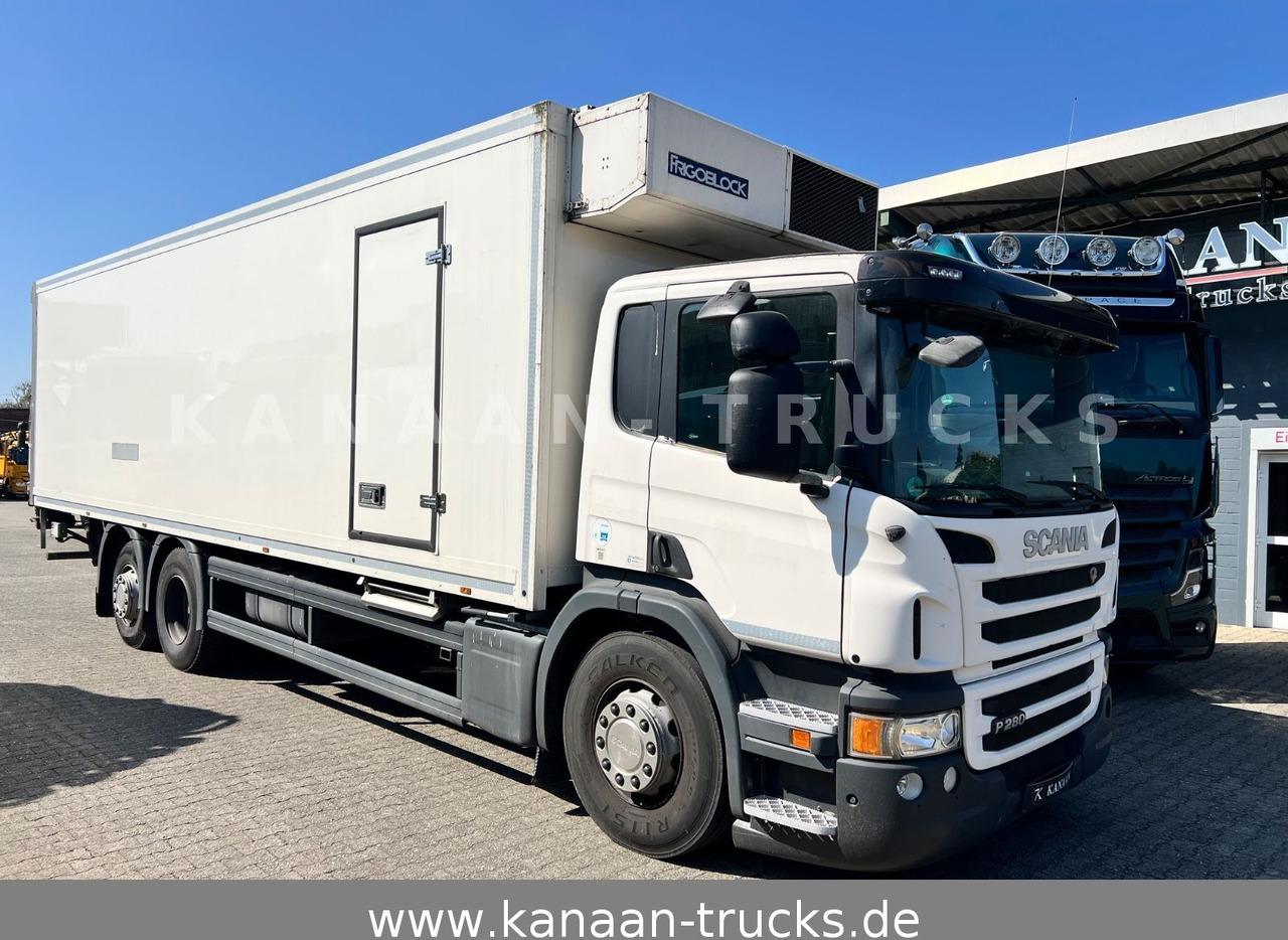 Scania P280 Kühlkoffer FRIGOBLOCK FK13 LBW E5 - Hűtős teherautó: 2 kép. Scania P280 Kühlkoffer FRIGOBLOCK FK13 LBW E5 - Hűtős teherautó: 2 kép.