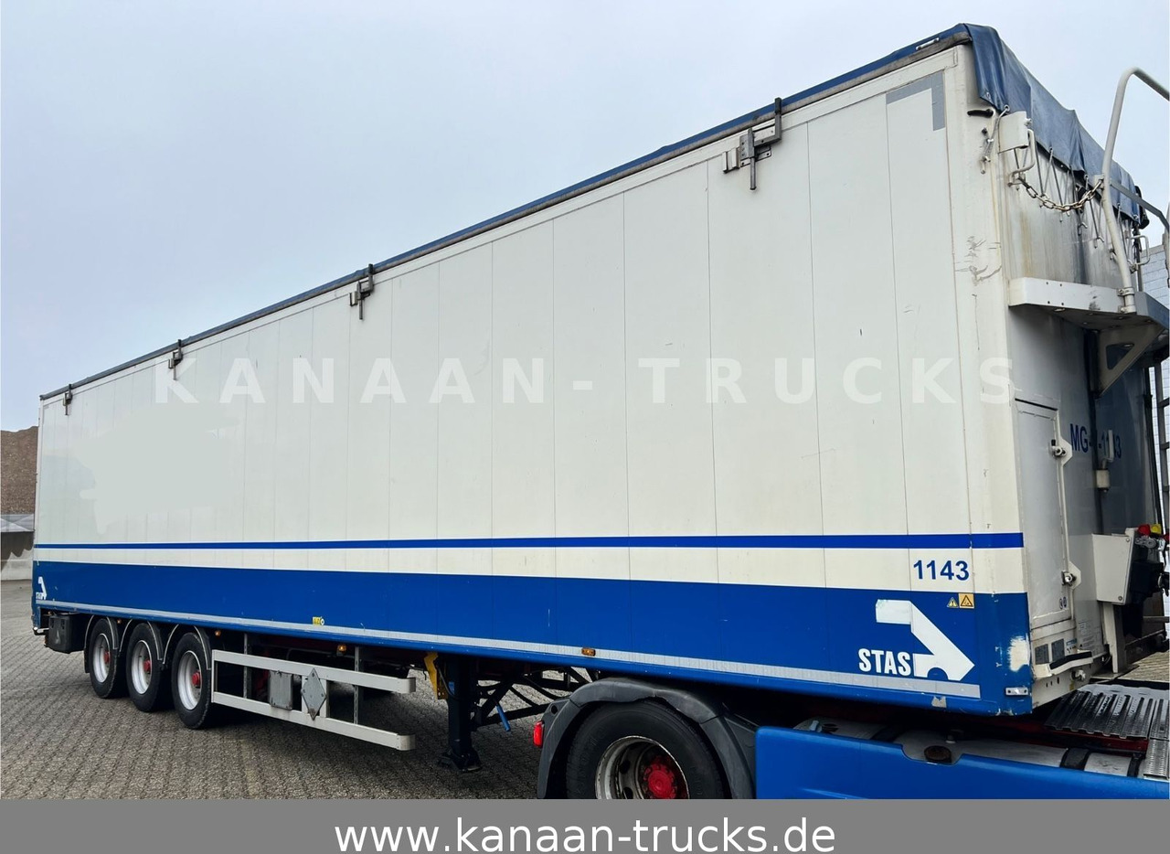 Stas S300 ZX Walkingfloor 2 x Vorhanden TÜV NEU - Félpótkocsi öönkihordós: 2 kép. Stas S300 ZX Walkingfloor 2 x Vorhanden TÜV NEU - Félpótkocsi öönkihordós: 2 kép.
